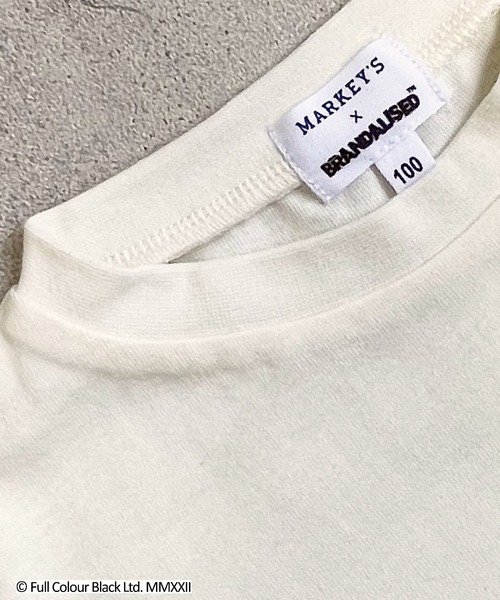 BRANDALISED（ブランダライズド）の「【BRANDALISED×MARKEY’S】プリントＴシャツ／Banksy’s Graffiti（80～150cm）（Tシャツ/カットソー・キッズ・ホワイト/ブラック/オフホワイト/アイボリー/チャコール/キナリ・90/100/110/120/80/130/95/140/150）」の9枚目の写真
