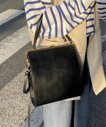 NEUNA | 【ファッションインフルエンサー__hysaymさん×Neuna】2wayコラボバッグがま口ショルダーハンドバッグ(ショルダーバッグ)