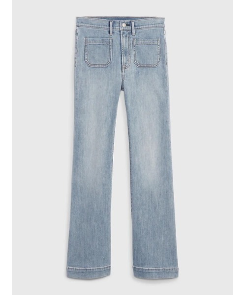 GAP フレアハイライズデニム 楽天市場】【SALE／59%OFF】(W)ウォッシュウェル ハイライズ
