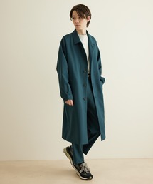 JUNRED | 【 ウォッシャブル、イージーケア 】ウォッシャブルツイルステンカラーコート(ステンカラーコート)