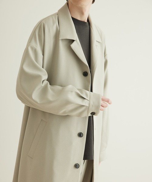 JUNRED(ジュンレッド)の「ウォッシャブルツイルステンカラーコート(ステンカラーコート・メンズ・グレー/ベージュ/グリーン系その他・L/LL/M)」の17枚目の写真