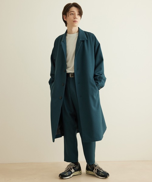 JUNRED(ジュンレッド)の「ウォッシャブルツイルステンカラーコート(ステンカラーコート・メンズ・グレー/ベージュ/グリーン系その他・L/LL/M)」の16枚目の写真