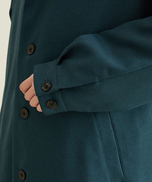 JUNRED(ジュンレッド)の「ウォッシャブルツイルステンカラーコート(ステンカラーコート・メンズ・グレー/ベージュ/グリーン系その他・L/LL/M)」の12枚目の写真