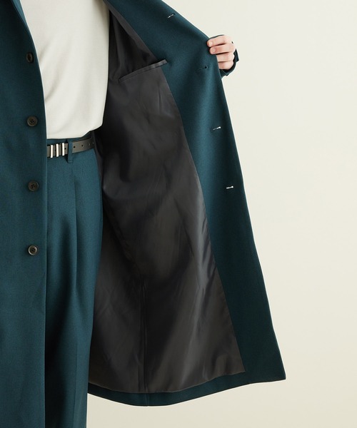 JUNRED(ジュンレッド)の「ウォッシャブルツイルステンカラーコート(ステンカラーコート・メンズ・グレー/ベージュ/グリーン系その他・L/LL/M)」の8枚目の写真