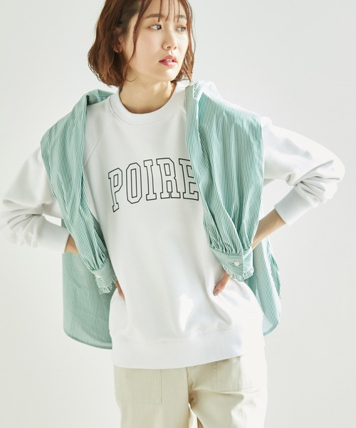 ROPE' PICNIC(ロペピクニック)の「ポワールロゴプルオーバー(スウェット・レディース・ホワイト系その他/ブルー系その他/レッド系その他2・38)」の2枚目の写真