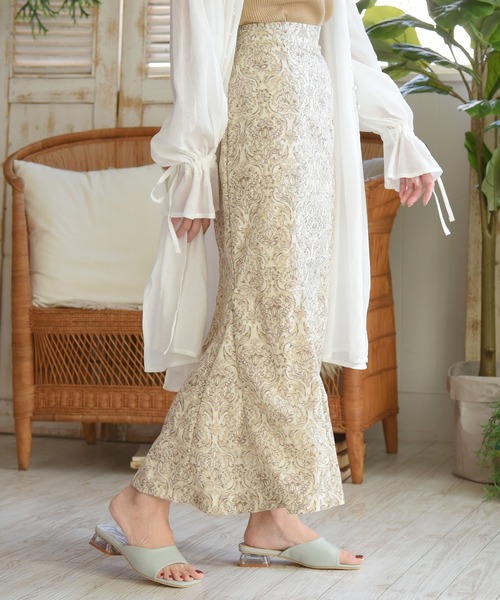 sango（sango）の「楊柳シフォンキャンディスリーブワンピース（シャツワンピース・レディース・ホワイト/ブラック/イエロー・FREE）」の6枚目の写真