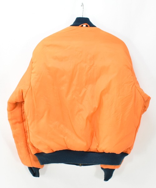 VINTAGE（ヴィンテージ）の「【ヴィンテージ古着】FOX OUTDOOR PRODUCTS MA-1 ミリタリージャケット（MA-1・メンズ・ネイビー・LARGE）」の5枚目の写真
