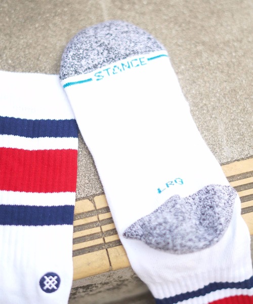 STANCE(スタンス)の「【STANCE/スタンス】BOYD ST ユニセックスワンポイントソックス(ソックス/靴下・メンズ・ブルー・LARGE/SMALL)」の8枚目の写真