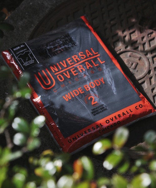 UNIVERSAL OVERALL(ユニバーサルオーバーオール)の「【UNIVERSAL OVERALL/ユニバーサルオーバーオール】7.5ozヘビーウエイトクルーネック半袖パックTシャツ 2枚組 無地(Tシャツ/カットソー・メンズ・ホワイト/ブラック/グレー・SMALL/MEDIUM/LARGE/X-LARGE)」の3枚目の写真