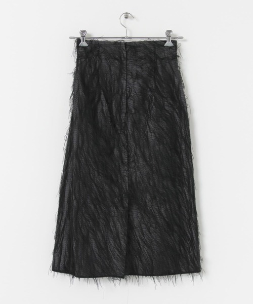 FUMIE TANAKA(フミエタナカ)の「FUMIE=TANAKA feather skirt(スカート・レディース・ブラック・2)」の13枚目の写真