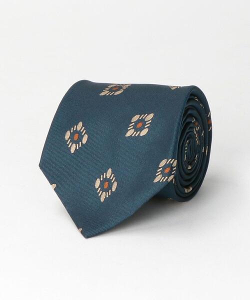 STEPHEN WALTERS（スティーブンウォルターズ）の「GLR Stephen Walters 8.0cm 小紋 ネクタイ（ネクタイ・メンズ・ブラック/ベージュ/ロイヤルブルー・FREE）」の3枚目の写真