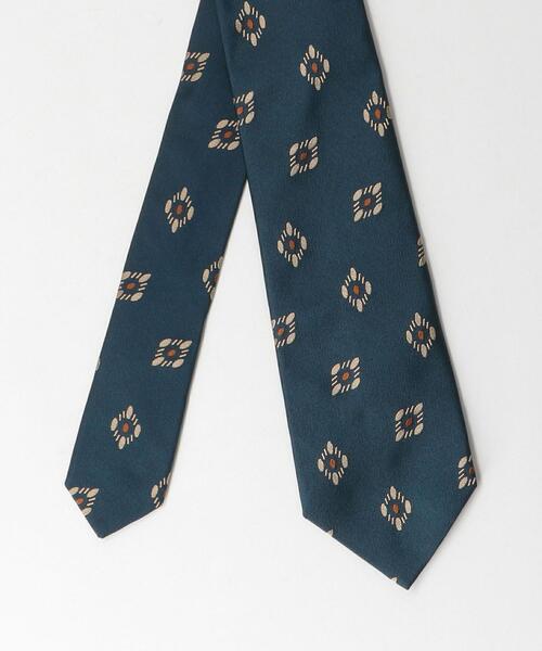 STEPHEN WALTERS（スティーブンウォルターズ）の「GLR Stephen Walters 8.0cm 小紋 ネクタイ（ネクタイ・メンズ・ブラック/ベージュ/ロイヤルブルー・FREE）」の4枚目の写真