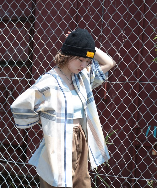 UNION（UNION TOKYO）（ユニオン）の「UNION ORIGINAL CLASSIC RIBBED CUFF BEANIE ビーニー ニット帽 ユニオン（ニットキャップ/ビーニー・メンズ・ブラック・FREE）」の11枚目の写真