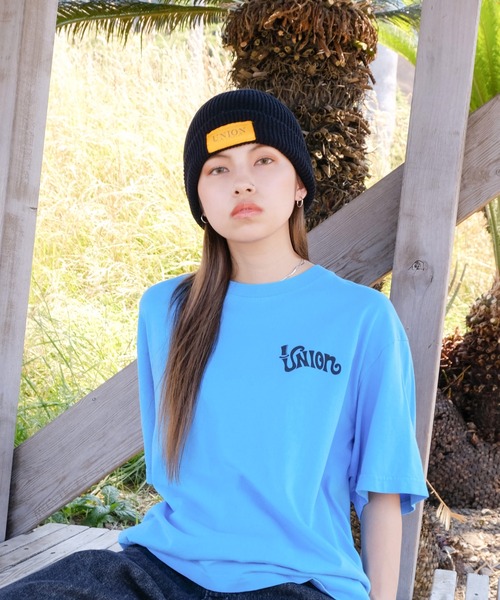 UNION（UNION TOKYO）（ユニオン）の「UNION ORIGINAL CLASSIC RIBBED CUFF BEANIE ビーニー ニット帽 ユニオン（ニットキャップ/ビーニー・メンズ・ブラック・FREE）」の13枚目の写真