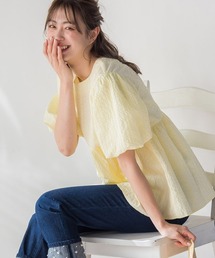 QUEENS COURT | ポコポコフレアブラウス(シャツ/ブラウス)