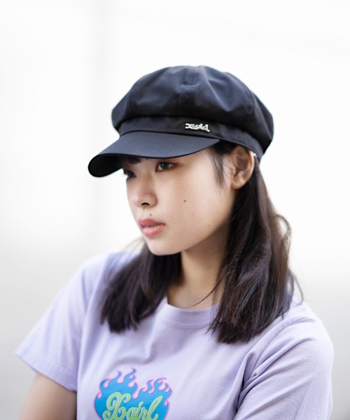 X-girl（エックスガール）の「CASQUETTE（キャスケット・レディース・ブラック/ベージュ/ネイビー・ONE SIZE）」の4枚目の写真