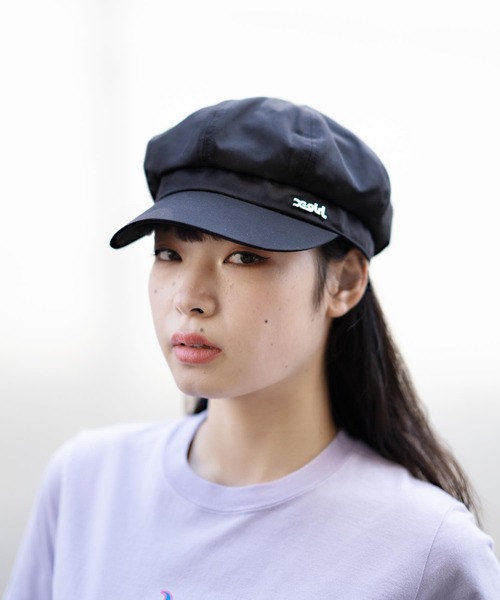 X-girl（エックスガール）の「CASQUETTE（キャスケット・レディース・ブラック/ベージュ/ネイビー・ONE SIZE）」の5枚目の写真