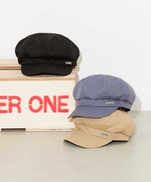 X-girl（エックスガール）の「CASQUETTE（キャスケット・レディース・ブラック/ベージュ/ネイビー・ONE SIZE）」の13枚目の写真