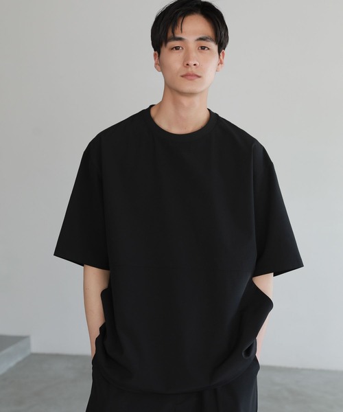 ⭐︎MIKI⭐︎ニコアンド　てぃらさん着用トップス niko and（ニコアンド）の「リリースドライ切り替えTシャツ