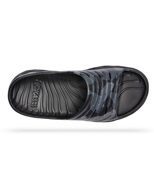 HOKA（ホカ）の「HOKA ONE ONE / ホカ オネオネ　ORA RECOVERY SLIDE オラリカバリースライド　サンダル（サンダル・メンズ・ブラック/タン・8/10/9）」の3枚目の写真