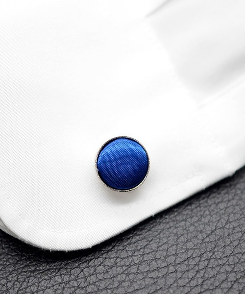 Fun & Daily（ファンアンドデイリー）の「F&D : ベーシックメタルカフリンクス（カフリンクス・メンズ・ホワイト/ブラック/グリーン/ロイヤルブルー/レッド/オレンジ/ネイビー/パープル/チャコールグレー/ブラウン/ピンク/サックスブルー・FREE）」の8枚目の写真