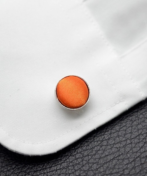 Fun & Daily（ファンアンドデイリー）の「F&D : ベーシックメタルカフリンクス（カフリンクス・メンズ・ホワイト/ブラック/グリーン/ロイヤルブルー/レッド/オレンジ/ネイビー/パープル/チャコールグレー/ブラウン/ピンク/サックスブルー・FREE）」の12枚目の写真