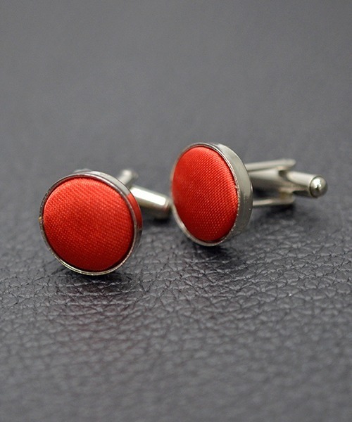 Fun & Daily（ファンアンドデイリー）の「F&D : ベーシックメタルカフリンクス（カフリンクス・メンズ・ホワイト/ブラック/グリーン/ロイヤルブルー/レッド/オレンジ/ネイビー/パープル/チャコールグレー/ブラウン/ピンク/サックスブルー・FREE）」の14枚目の写真