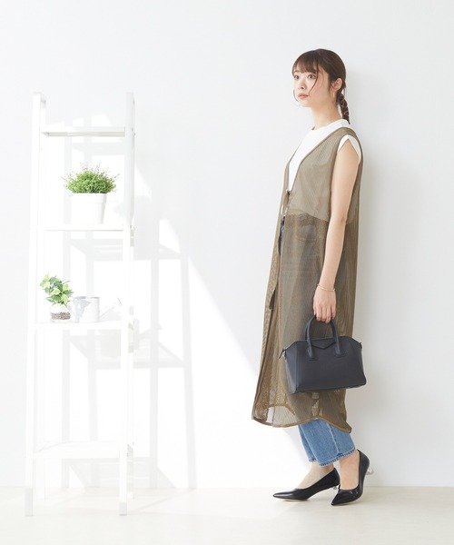 menue(メヌエ)の「クリアヒールパンプス(パンプス・レディース・アイボリー/ライトグリーン/ブラック/ベージュ・21.5cm/22.5cm/23.5cm/24.0cm/25.5cm/23.0cm/24.5cm/25.0cm/22.0cm/26.0cm)」の10枚目の写真