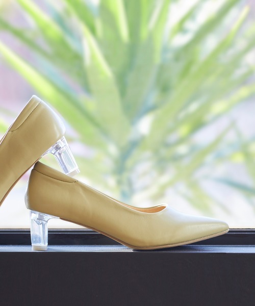 menue(メヌエ)の「クリアヒールパンプス(パンプス・レディース・アイボリー/ライトグリーン/ブラック/ベージュ・21.5cm/22.5cm/23.5cm/24.0cm/25.5cm/23.0cm/24.5cm/25.0cm/22.0cm/26.0cm)」の20枚目の写真