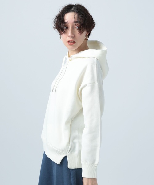 BAYFLOW（ベイフロー）の「ニットプルパーカー（パーカー・レディース・オフホワイト/ネイビー/ライトブルー/ピンク・SMALL/MEDIUM）」の16枚目の写真