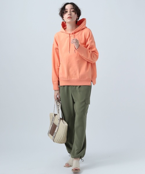 BAYFLOW（ベイフロー）の「ニットプルパーカー（パーカー・レディース・オフホワイト/ネイビー/ライトブルー/ピンク・SMALL/MEDIUM）」の14枚目の写真