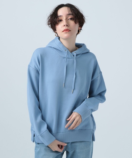 BAYFLOW（ベイフロー）の「ニットプルパーカー（パーカー・レディース・オフホワイト/ネイビー/ライトブルー/ピンク・SMALL/MEDIUM）」の21枚目の写真