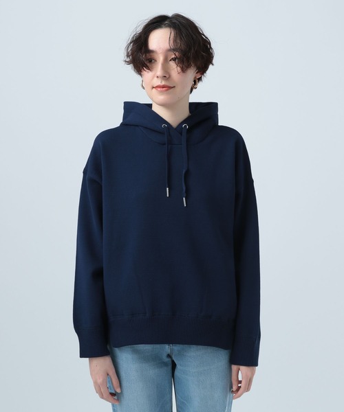 BAYFLOW（ベイフロー）の「ニットプルパーカー（パーカー・レディース・オフホワイト/ネイビー/ライトブルー/ピンク・SMALL/MEDIUM）」の12枚目の写真