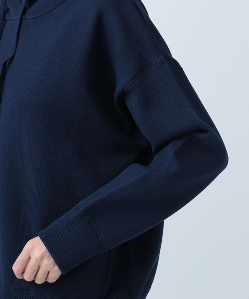 BAYFLOW（ベイフロー）の「ニットプルパーカー（パーカー・レディース・オフホワイト/ネイビー/ライトブルー/ピンク・SMALL/MEDIUM）」の15枚目の写真