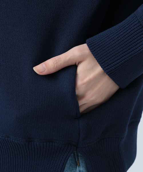 BAYFLOW（ベイフロー）の「ニットプルパーカー（パーカー・レディース・オフホワイト/ネイビー/ライトブルー/ピンク・SMALL/MEDIUM）」の20枚目の写真