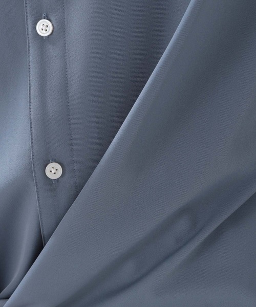 RAGEBLUE（レイジブルー）の「ラグイージー/クレリックシャツ/265040（シャツ/ブラウス・メンズ・オフホワイト/ライトブルー・SMALL/MEDIUM/LARGE）」の17枚目の写真