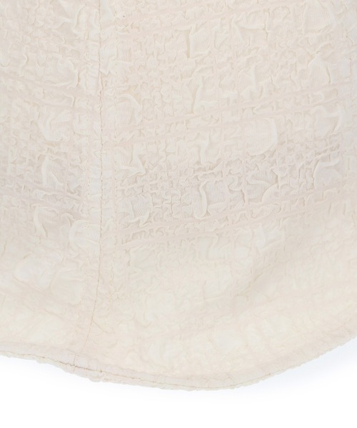 ROPE' PICNIC(ロペピクニック)の「リンクルチェックチューリップハット(ハット・レディース・ブラック/キナリ・FREE)」の7枚目の写真