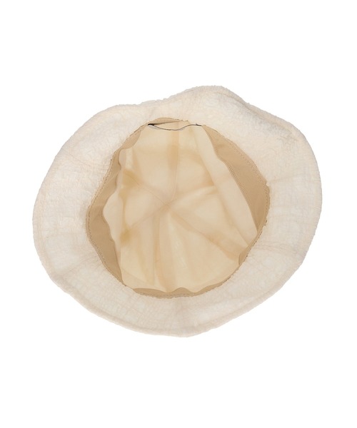 ROPE' PICNIC(ロペピクニック)の「リンクルチェックチューリップハット(ハット・レディース・ブラック/キナリ・FREE)」の6枚目の写真