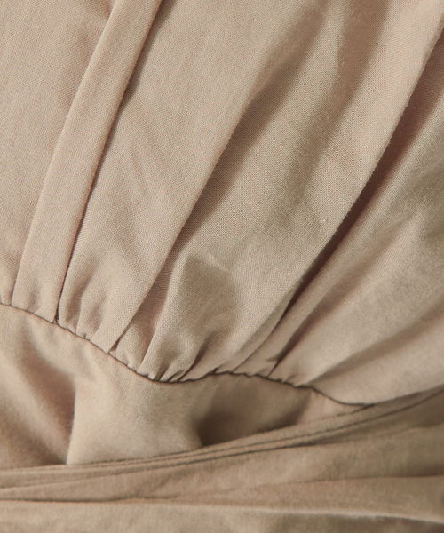 Rouge vif Anna(ルージュヴィフアンナ)の「ウエストマークローンワンピース(ワンピース・レディース・グレイッシュベージュ/ピンク/ブラック・フリー)」の19枚目の写真