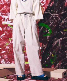 MAISON SPECIAL | 《ユニセックスアイテム》ジグザグステッチワイドパンツ【MAISON SPECIAL/メゾンスペシャル】(その他パンツ)