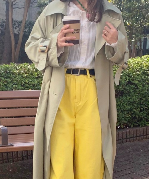 lala Born（ララボーン）の「シンプルバックルベルト（ベルト・レディース・ブラック/ピンク・FREE）」の6枚目の写真