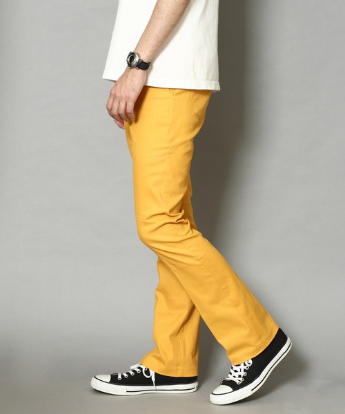 CERCA（チェルカ）の「KI/カラーフレアパンツ（デニムパンツ・メンズ・ライトブルー/ブラック/イエロー/グリーン・SMALL/LARGE/MEDIUM）」の5枚目の写真