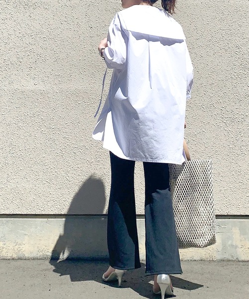 「Emma Taylor」 長袖シャツ FREE サックスブルー レディース STYLEDOOR(STYLEDOOR)｜Emma Taylorのシャツ/ブラウスを使った
