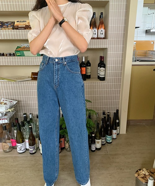 Leja（レジャ）の「【LEJA】後ろリボン光沢Tシャツ（Tシャツ/カットソー・レディース・アイボリー・FREE）」の17枚目の写真