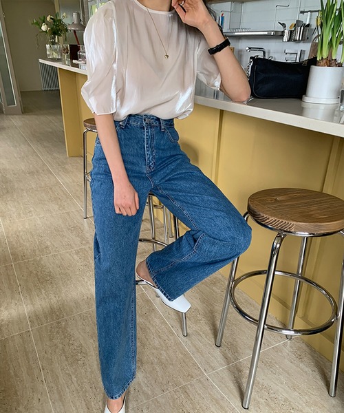 Leja（レジャ）の「【LEJA】後ろリボン光沢Tシャツ（Tシャツ/カットソー・レディース・アイボリー・FREE）」の16枚目の写真