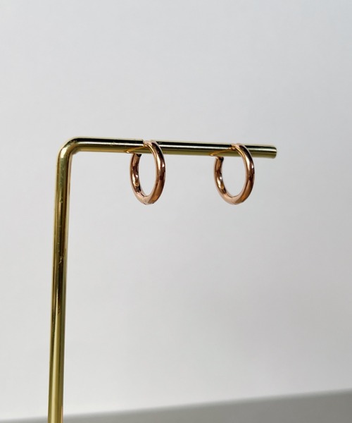 iso（イソ）の「【ステンレス】シンプルフープ ピアス（ピアス（両耳用）・レディース・ピンク/シルバー/ゴールド・FREE）」の19枚目の写真