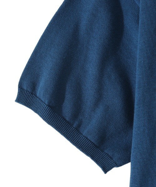 BALLAST ARKネイビー/グレー ニットポロシャツ Lサイズ BALLAST ARKネイビー/グレー ニットポロシャツ Lサイズ