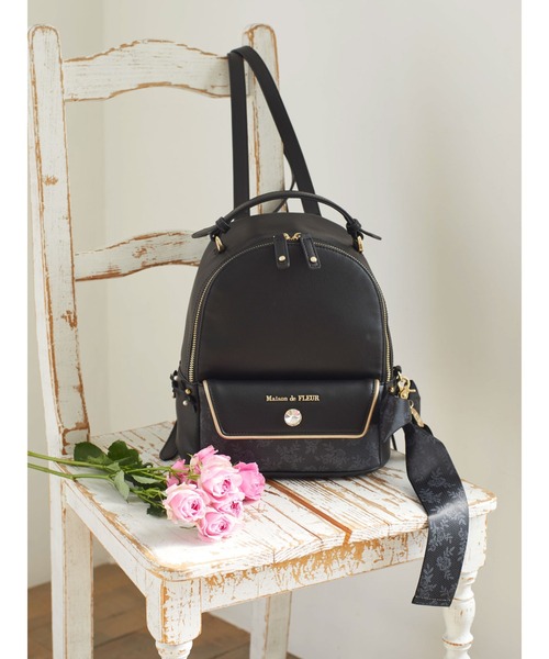 オトナカワイイリボンリュック トートバッグ Maison De トートバッグ Fleur メゾンドフルール のファッション