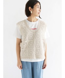 Lugnoncure | クロシェ編みベスト(ベスト)