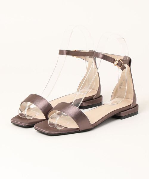 Te chichi（テチチ）の「ストラップフラットサンダル（サンダル・レディース・グリーン/グレー/ブラック・37/38）」の3枚目の写真